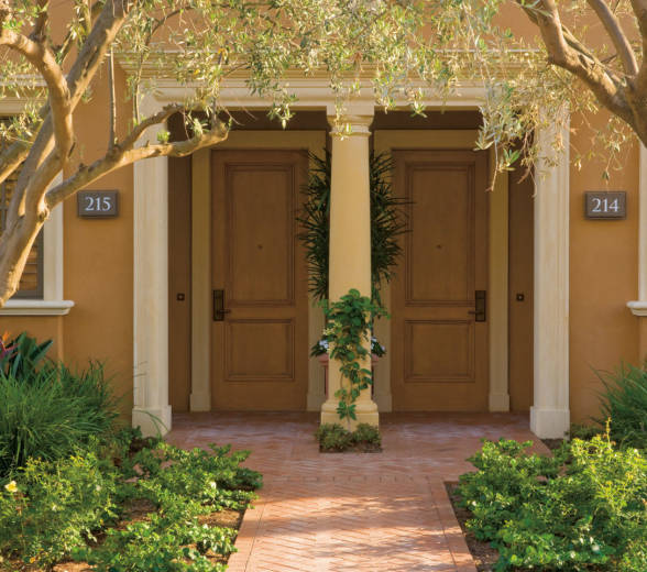 bungalow guest room entrance