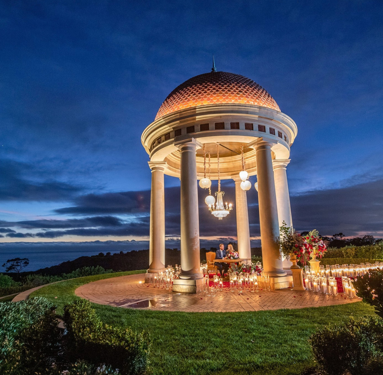 Rotunda at night