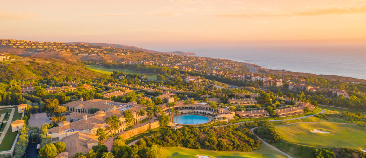 Panoramic Pelican Hill Sunset